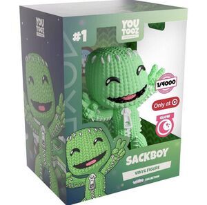 Youtooz PlayStation Sackboy Glow In The Dark Target Vinyl /4000